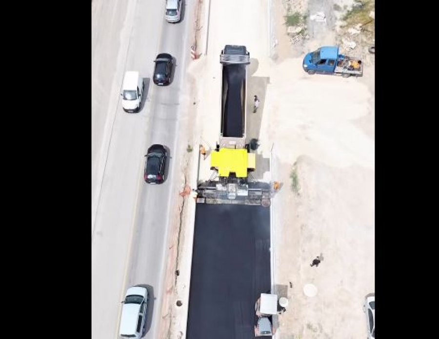 Zgjerimi i rrugës QMI   Lipjan po vazhdon  Basha  Po adresojmë sfidat me infrastrukturën nëntokësore