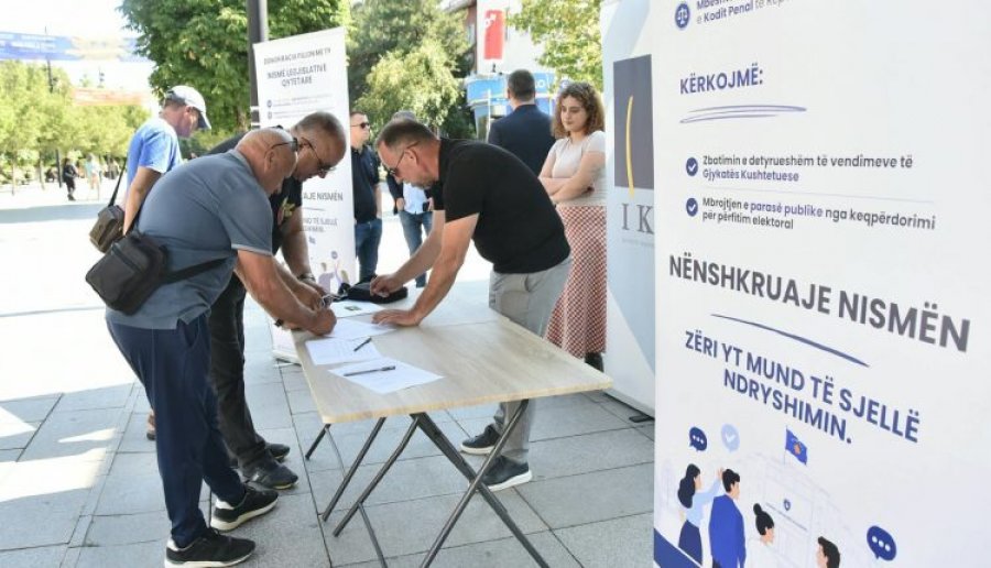 Kushtet e pafavorshme atmosferike, IKD-ja shtyn aktivitetin për mbledhjen e nënshkrimeve për ndryshimin e Kodit Penal