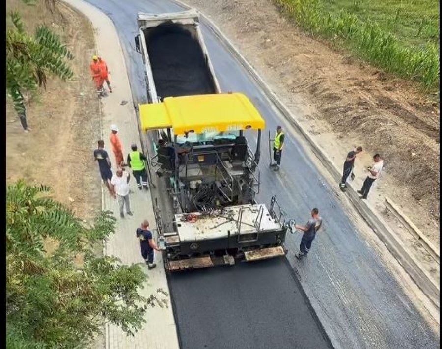 Përfundon asfaltimi i nënkalimit në Mazgit  sanohen edhe dëmtimet në rrugë