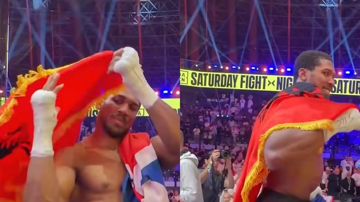 Respekti i madh edhe pas fitores: Anthony Joshua feston me flamurin shqiptar