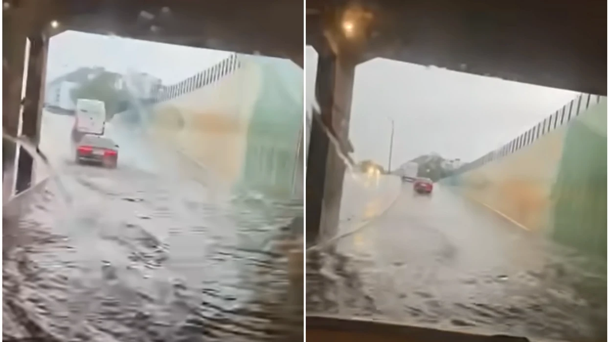 Reshjet e dendura vërshojnë nënkalimin në Ferizaj [video]