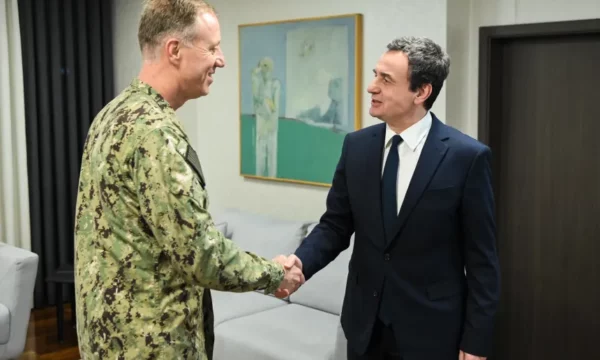 Gjenerali amerikan Wikoff në Qeveri për takim me Kurtin, diskutohet situata e sigurisë dhe bashkëpunimi i Kosovës me NATO-n