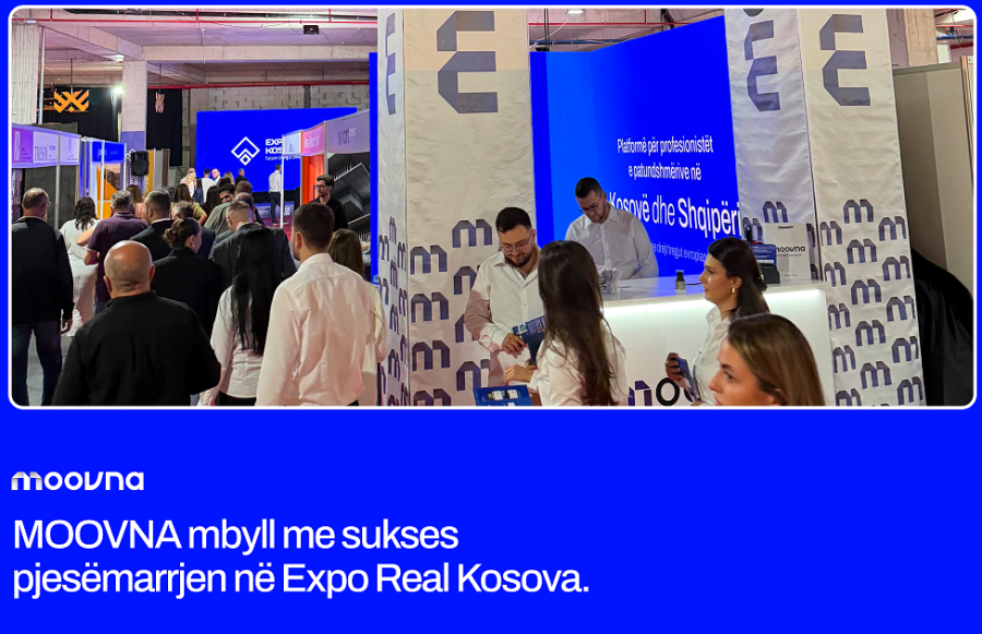 MOOVNA përmbyll me sukses pjesëmarrjen në Expo Real Kosova