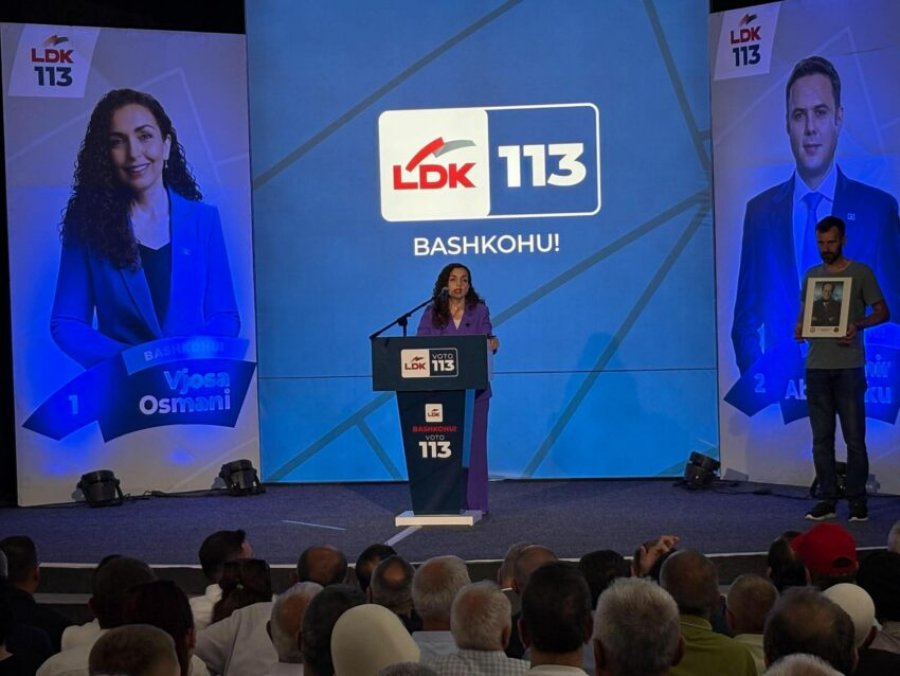 Osmani në Rahovec  Partneriteti me SHBA mbetet interes jetik për Kosovën