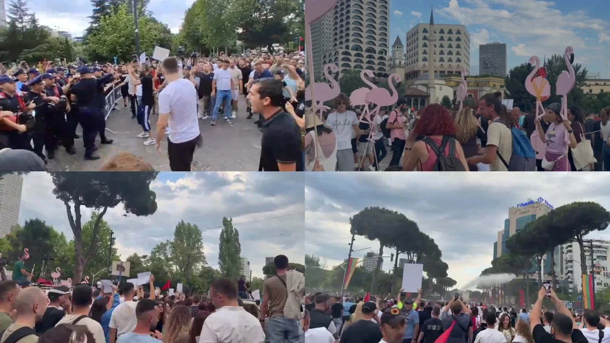 Dita e katërt e protestës kundër projektit në Zvërnec  përplasje mes policisë dhe protestuesve