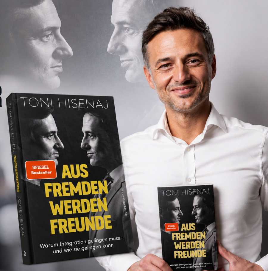 Nga refugjat lufte në autor bestseller në Gjermani  Rrugëtimi frymëzues i Toni Hisenajt që iku si fëmijë nga lufta në Kosovë