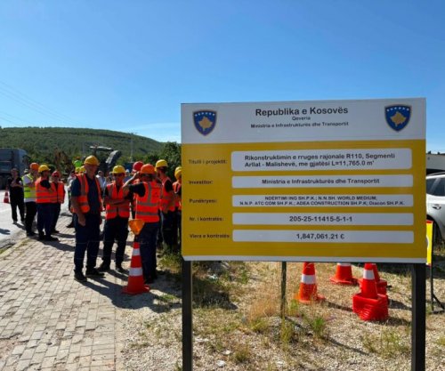 Fillojnë punimet për rikonstruktimin e rrugës rajonale Arllat - Malishevë