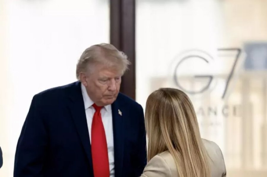 Trumpi pas takimit me kryeministren italiane në Samitin e G7  Meloni m u lut të bënim një foto  më erdhi keq për të