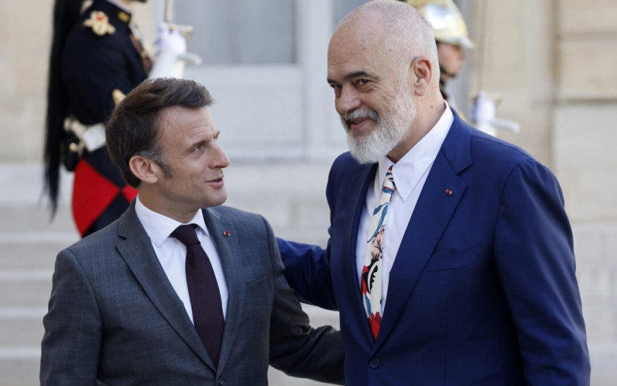 Edi Rama vizitë në Francë, takohet me Macronin