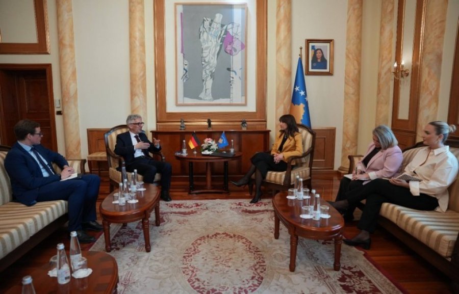 Haxhiu priti Rudolph  flasin për marrëdhëniet Kosovë   Gjermani