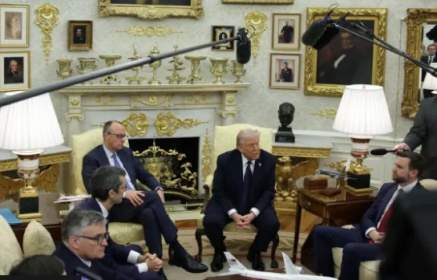 Trump dhe Merz takohen në Shtëpinë e Bardhë  fokus Irani dhe tregtia