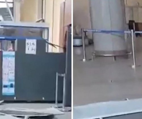 Publikohen pamjet pas goditjes nga raketa iraniane, brenda aeroportit në Azerbajxhan  [video]