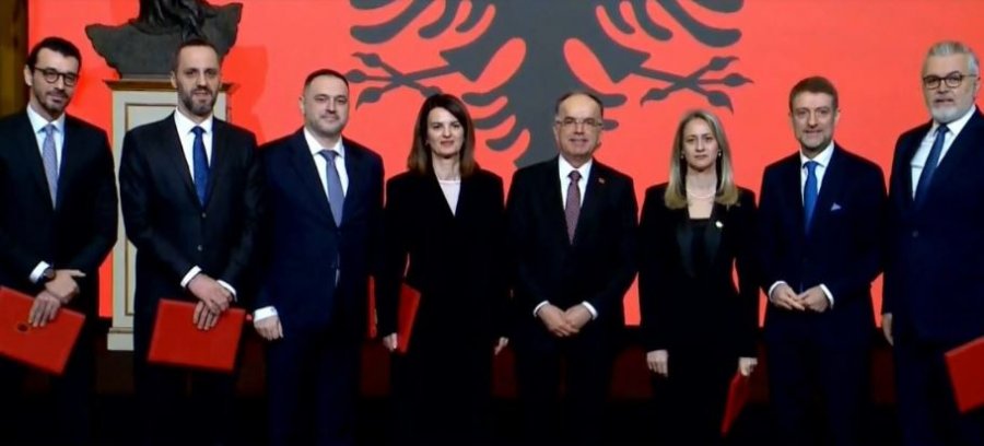 Ndryshimet në qeverinë “Rama”, shtatë ministrat e rinj betohen para Presidentit