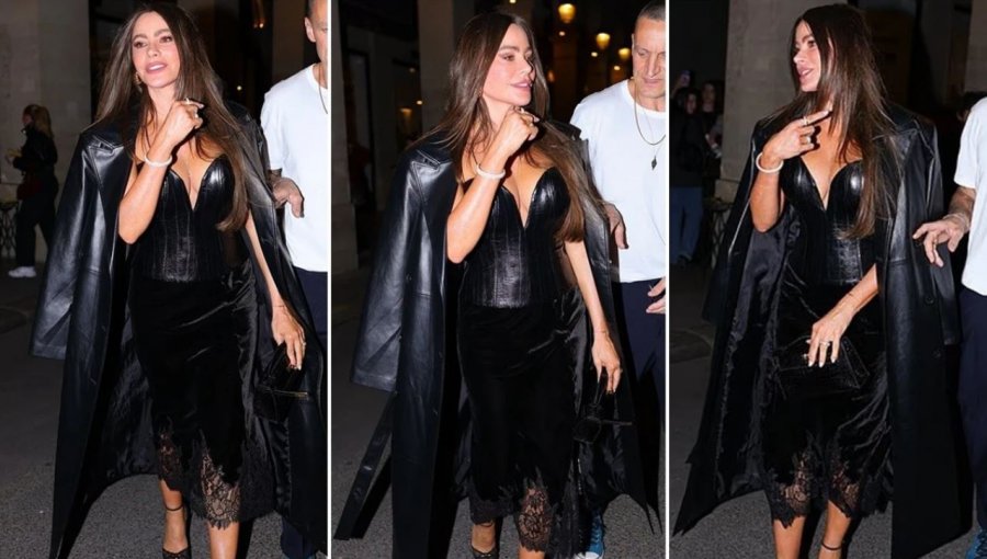 Sofia Vergara tërheq vëmendjen me veshjen e saj gjatë një nate në Paris