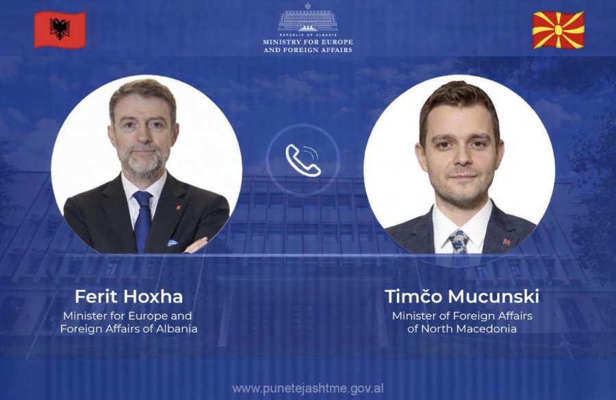 Kryediplomati shqiptar flet në telefon me homologun maqedonas: Të zbatohet përdorimi i shqipes në institucionet shtetërore