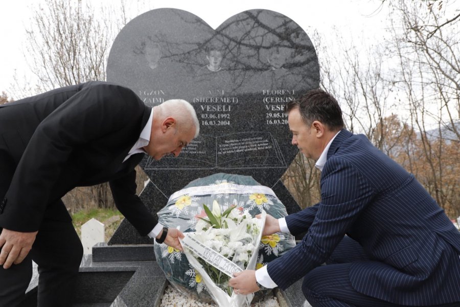 Homazhe për viktimat e trazirave të marsit në Mitrovicë të Jugut