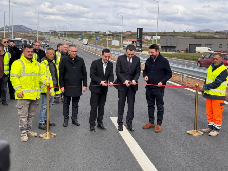 Investim 25 milionë euro, përurohet segmenti 9.6 km i rrugës Prishtinë - Mitrovicë
