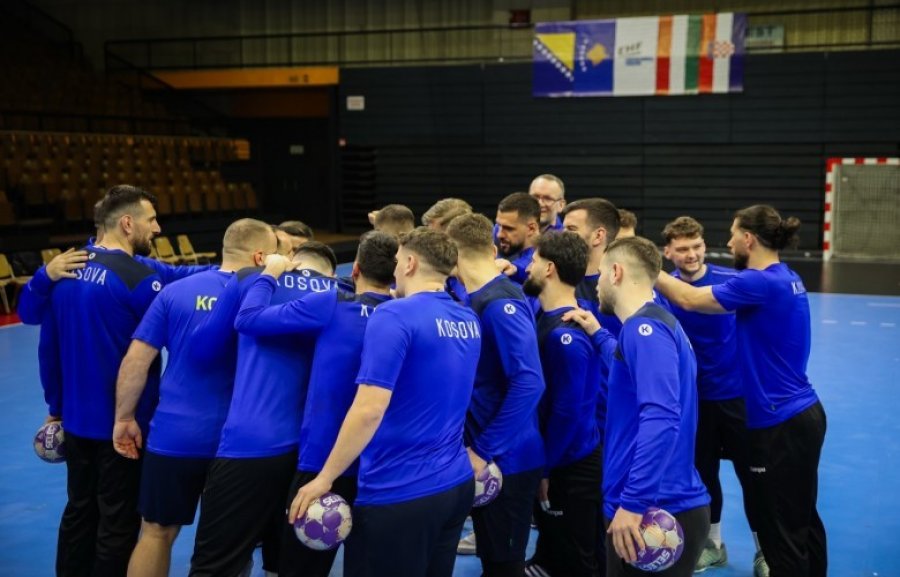 Kosova  gati për sfidën në hendboll ndaj Bosnjë e Hercegovinës në Tuzëll