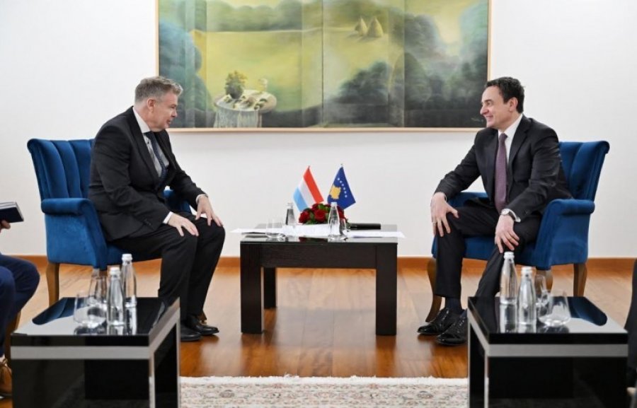Kurti pret ambasadorin Dietz  thellohet bashkëpunimi Kosovë Luksemburg