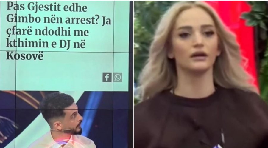 “Pas Gjestit edhe Gimbo nën arrest?”, Selin nuk reagon pas lajmit që u shfaq në ekran në Big Brother [video]