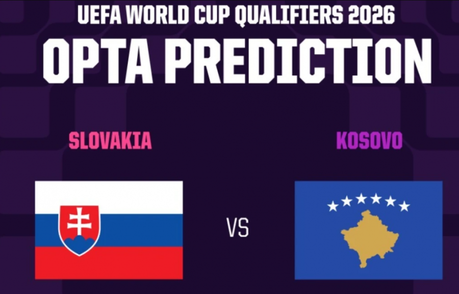 Sllovaki   Kosovë  superkompjuteri i  Opta  s parashikon fituesin e ndeshjes