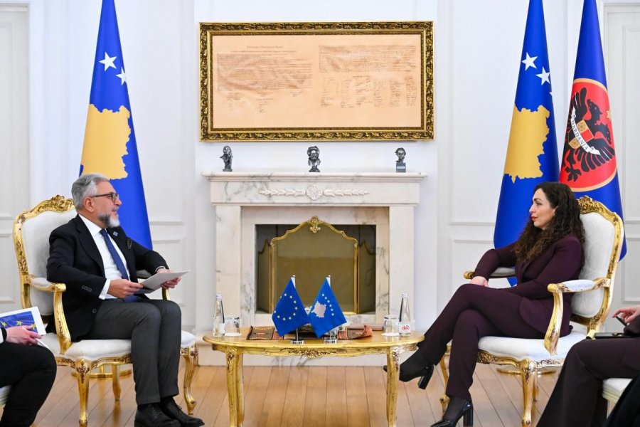 Osmani priti në takim shefin e EULEX-it, Giovanni Pietro Barbano