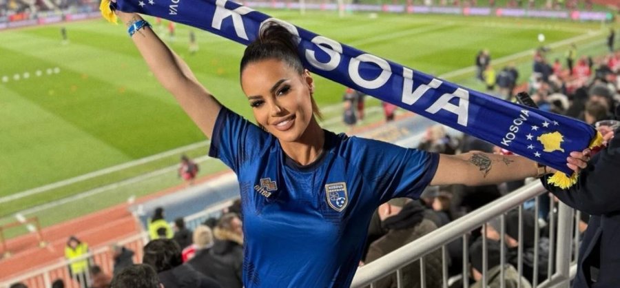  Hygerta nuk mungon në tribunat e “Fadil Vokrri”, shpreh mbështetjen për Kosovën krah Dardanëve