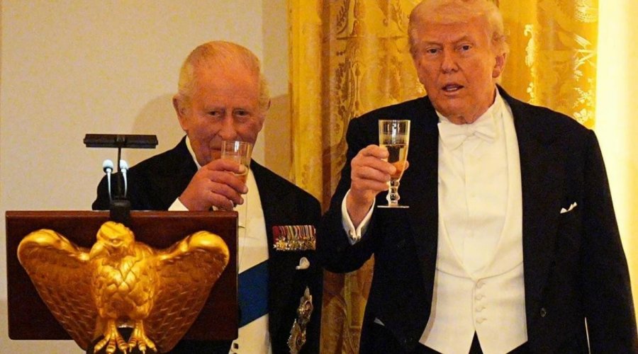 Trumpi heq tarifat për uiskin pas vizitës së Mbretit Charles