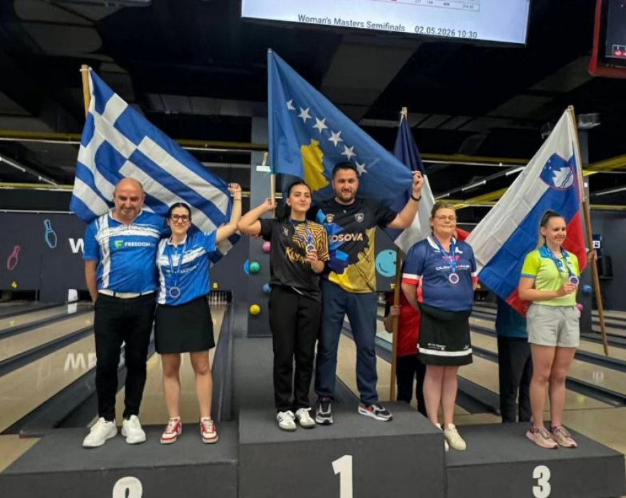 Kaula Haziri e artë në Kampionatin Mesdhetar të Boulingut në Kroaci