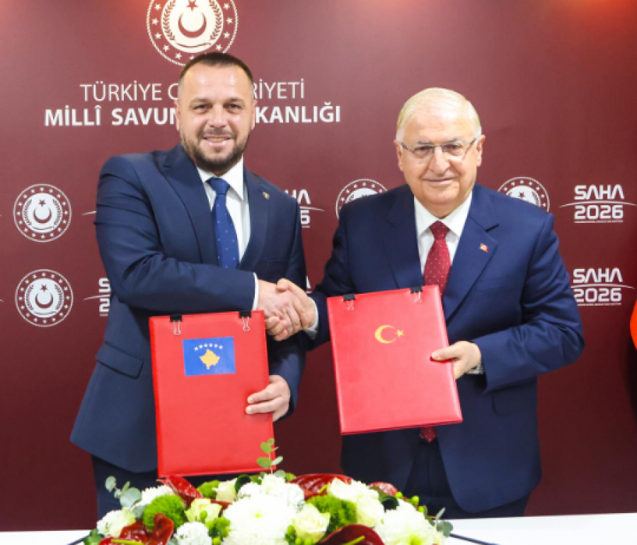 Kosova dhe Turqia nënshkruajnë marrëveshje për bashkëpunim financiar ushtarak  200 milionë lira për FSK në