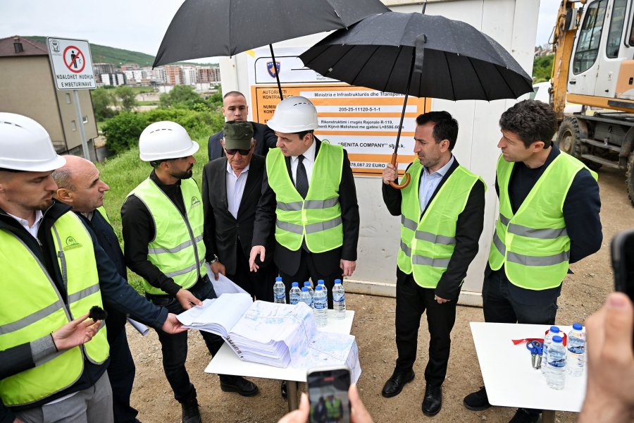 Nisin punimet për rikonstruktimin e rrugës Kijevë–Malishevë, investim prej 2.4 milionë eurosh