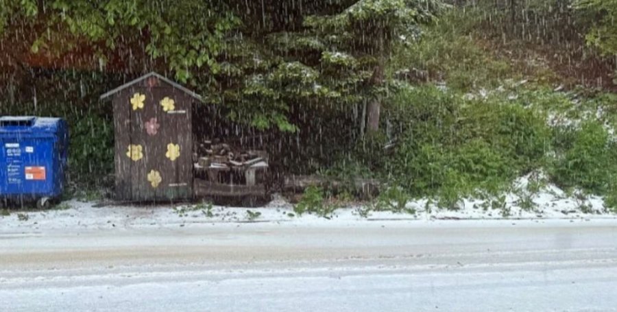 Borë në disa pjesë të Kroacisë