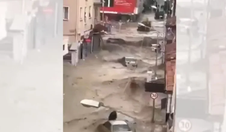 Përmbytje të mëdha në Turqi, 12 të plagosur nga shirat e rrëmbyeshëm