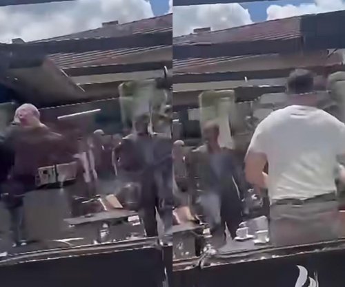 Pamje nga vendi ku ndodhi sulmi nga Sami Lushtaku ndaj Hysni Mehanit [video]