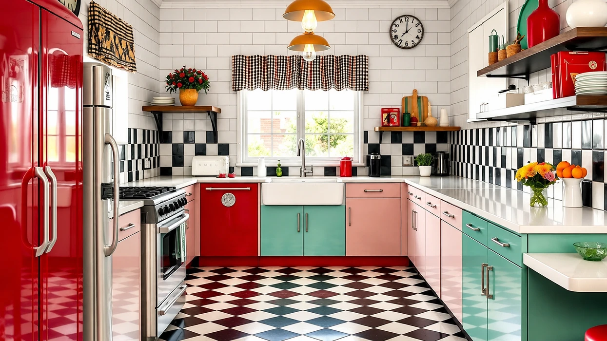 Detaji retro i viteve  60 po rikthehet sërish në kuzhinat moderne