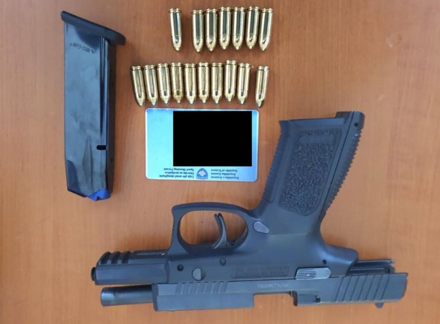 Arrestohen dy persona në Pejë dhe Istog  policia u konfiskon armë dhe municion