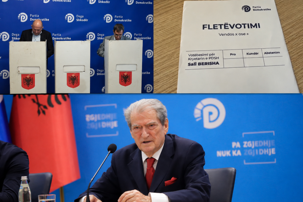 “Po” apo “Jo” për Berishën? Demokratët vendosin sot për kreun e PD-së