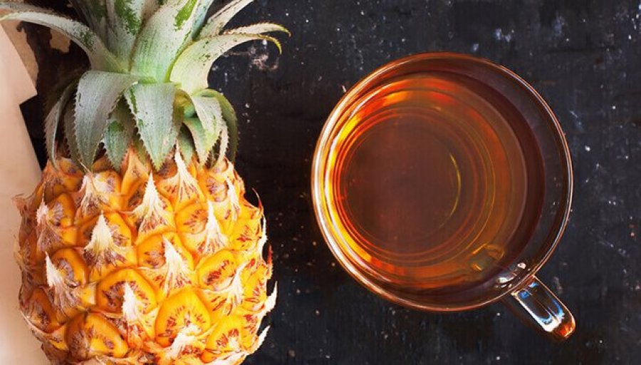 Çaji me ananas dhe kanellë për të humbur peshë