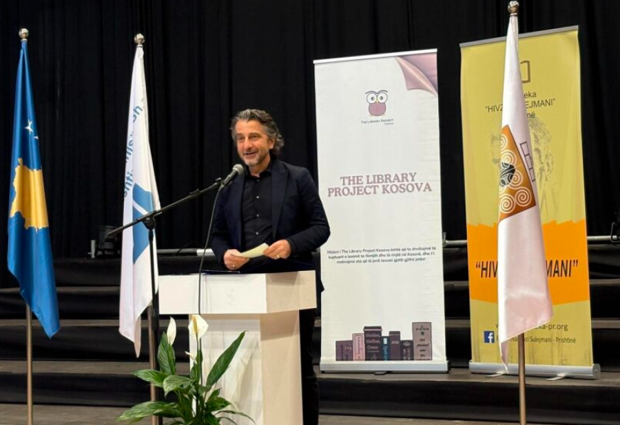 Hapet Biblioteka e Fëmijëve në Pallatin e Rinisë në Prishtinë  Rama  Shenjë dashurie dhe shprese për të ardhmen e qytetit