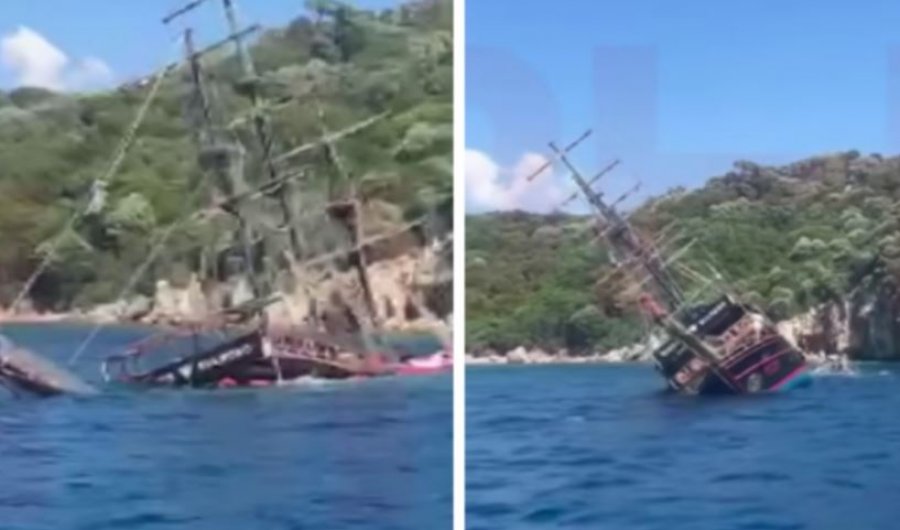 Incident i rëndë në Turqi  fundoset një anije me 148 pasagjerë   turistët u hodhën në det për të shpëtuar