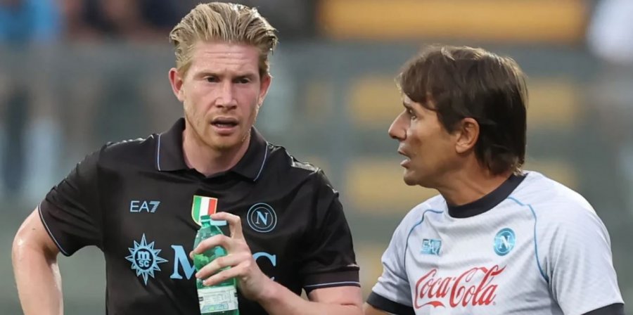 De Bruyne shokon për Antonio Conten  Jam i lumtur që u largua nga Napoli