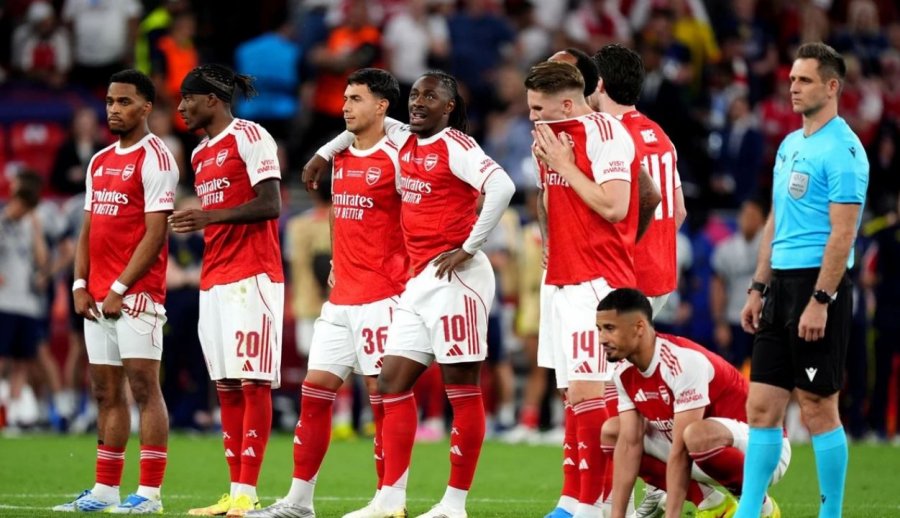 Arsenali vendos rekord historik  Klubi i vetëm që i humb dy finale të Ligës së Kampionëve kur ishin në epërsi