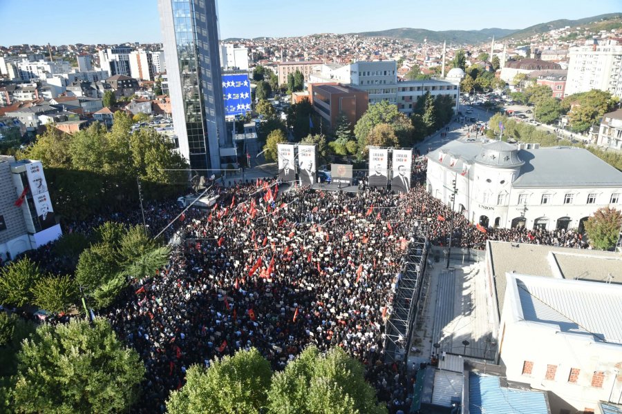 Endrit Thaçi falenderon qytetarët për përkrahje në protestë  Pafajësi dhe liri