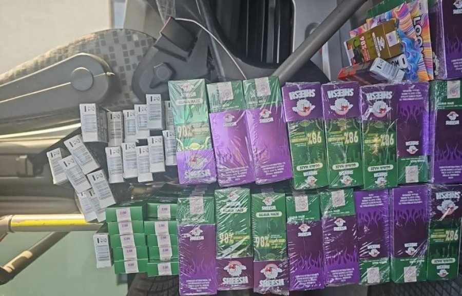 Sekuestrohen 204 vape me kanabis në Merdare