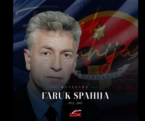 LDK-ja përkujton veprimtarin dhe ish-kryetarin e Mitrovicës, Faruk Spahija