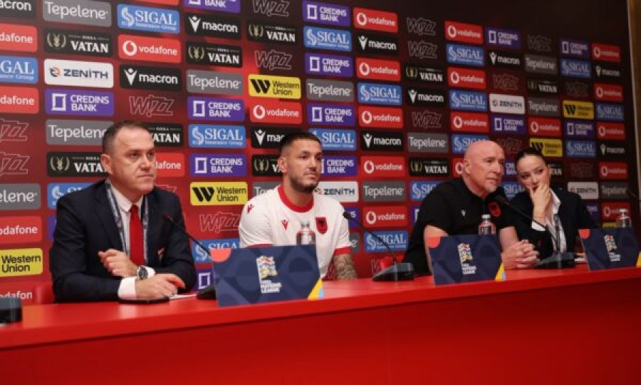 Selektori i Shqipërisë dhe Rey Manaj flasin në konferencë  Të fitojmë ndaj San Marinos  ekzistojnë mundësi për vendin e parë