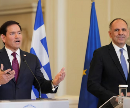 Rubio në Athinë paralajmëron Iranin se nuk do të ketë kurrë armë bërthamore