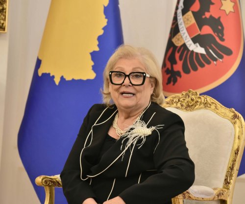 Presidentja Shiroka-Pula, pjesëmarrëse në ceremoninë e 70-vjetorit të Revolucionit Hungarez