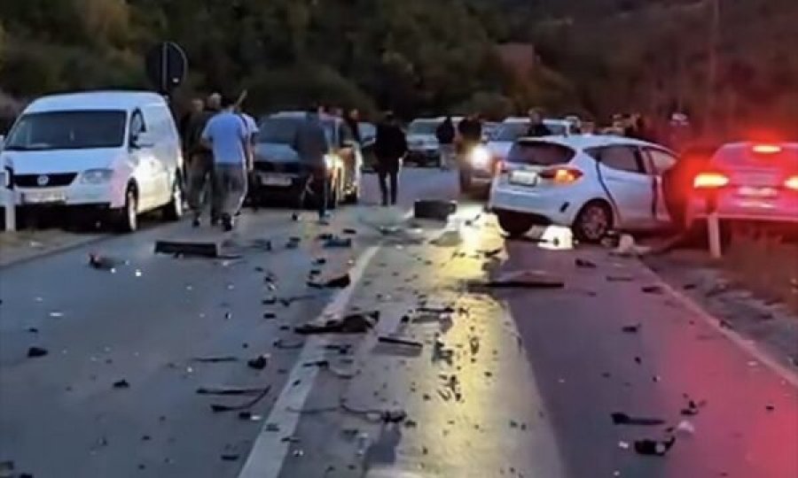 Aksident zinxhiror në magjistralen Prishtinë-Gjilan, 11 të lënduar [video] 