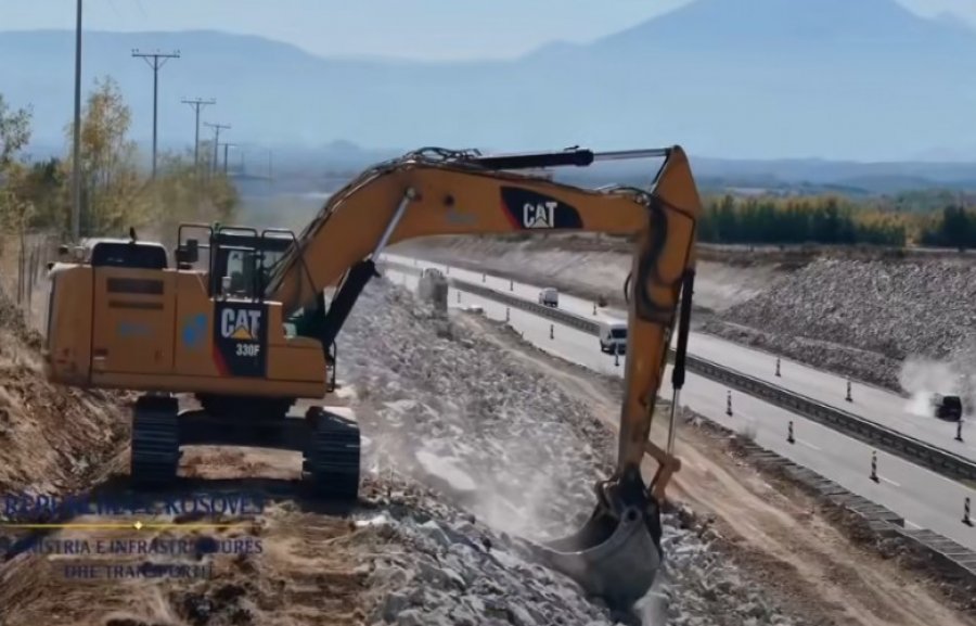 Basha Vazhdojmë rehabilitimin e skarpateve përgjatë autostradës  Ibrahim Rugova 